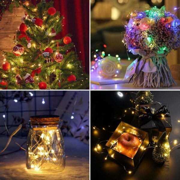 50-300 LED Solar Power Strip Rope Lights Outdoor Waterproof Garden Fairy String Light Xmas Outdoor Light for Garden Decoration