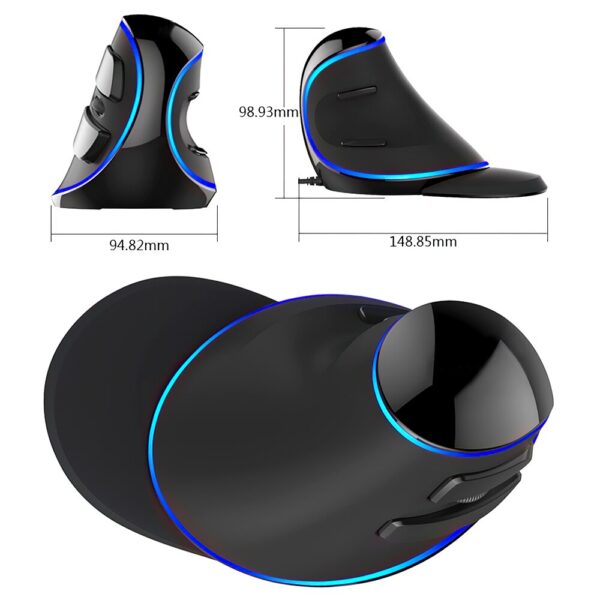 SAMTIAN optical mouse Wireless Mouse 6 keys Ergonomics Vertical Gaming Mouse computer mouse for games office leisure use mouse