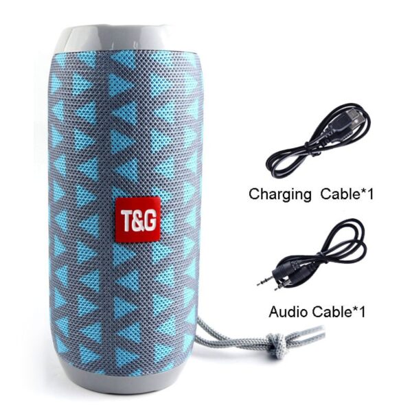 Portable Bluetooth Speaker 20w Wireless Bass Column Waterproof Outdoor USB Speakers Support AUX TF Subwoofer Loudspeaker TG117