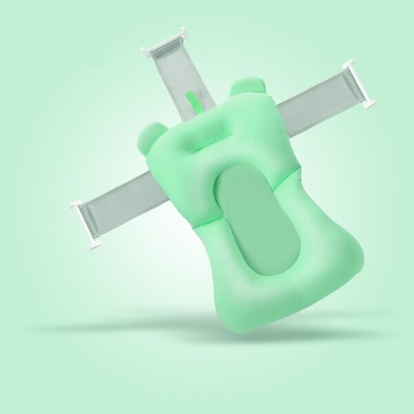 Newborn Baby Bath Tub Seat Mat Baby Shower Portable Air Cushion Bed Non-Slip Bathtub Infant Safety Security Support Cushion Mat