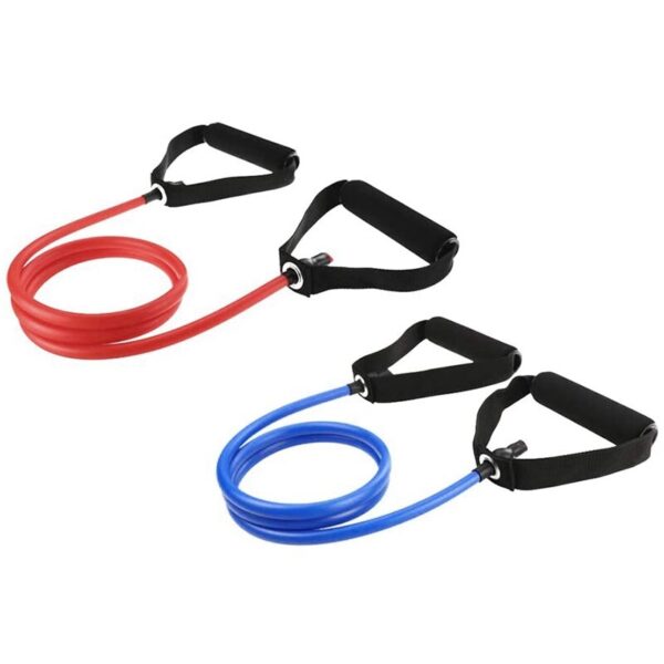 2 Pieces Resistance Band Exercise Cord Muscle Chest Expander Fitness Band with Handle for Exercise Yoga Workout