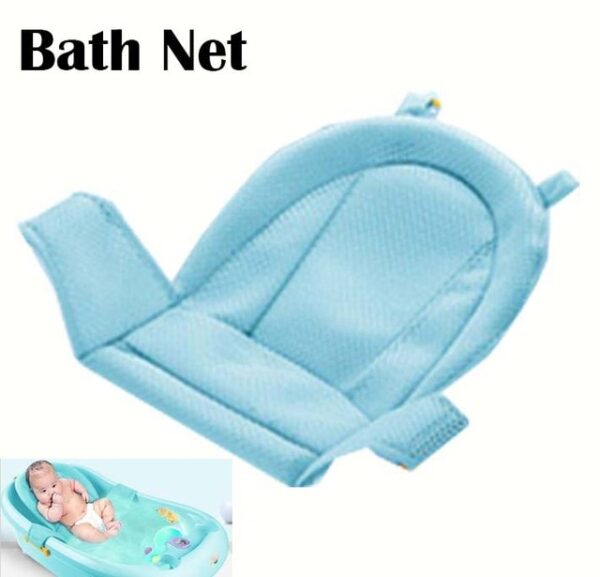 Newborn Baby Bath Tub Seat Mat Baby Shower Portable Air Cushion Bed Non-Slip Bathtub Infant Safety Security Support Cushion Mat