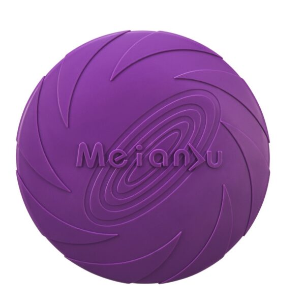 Dog Flying Discs Toy Eco Friendly Soft Rubber Floatable UFO Resistant Bite Chew Disk Puppy Interactive Training Pet Supplies