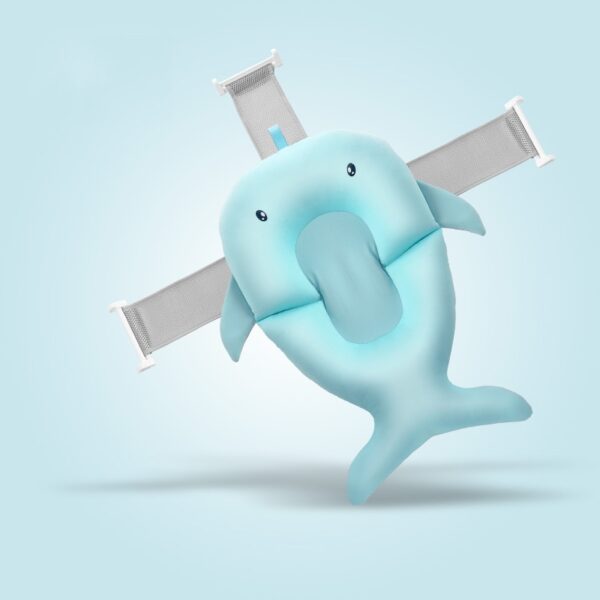 Newborn Baby Bath Tub Seat Mat Baby Shower Portable Air Cushion Bed Non-Slip Bathtub Infant Safety Security Support Cushion Mat