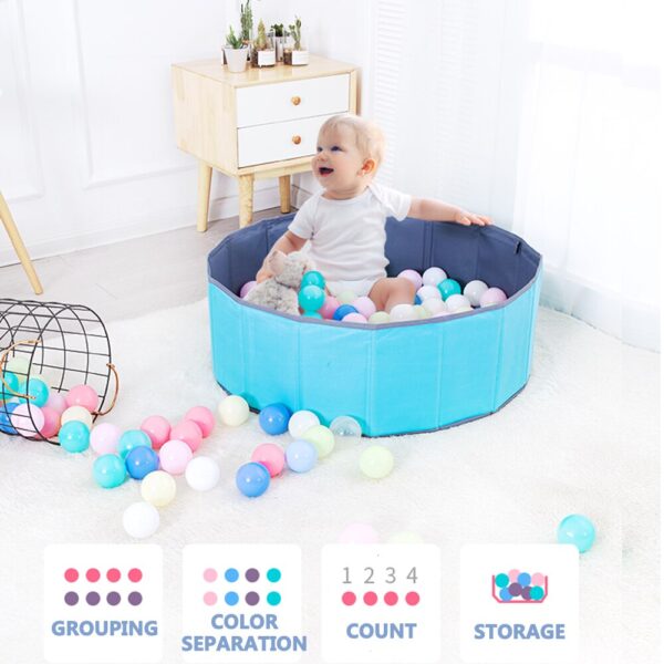 300 Pcs/Lot Eco-Friendly Plastic Balls Colorful Ball Soft Kid Ball Pit Toy Outdoor Ball Water Pool Ocean Wave Ball Dia 5.5/7 cm