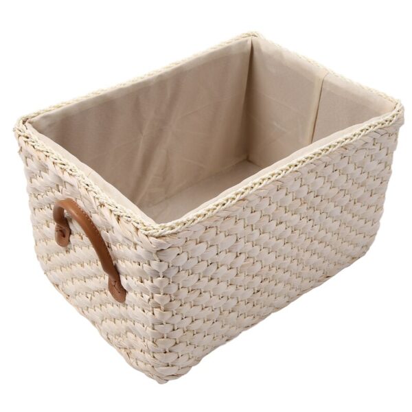 Storage Basket Japanese Garden Storage Basket Home Sundries Boxes Storage Boxes Corn Husk Woven Basket