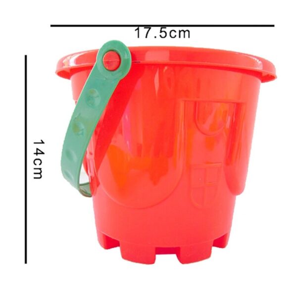7Pcs Children'S Beach Play Water Play Sand Toys Children'S Plastic Beach Toys Outdoor Play House Tools Castle Bucket Shovel Wate