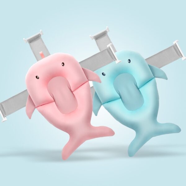 Newborn Baby Bath Tub Seat Mat Baby Shower Portable Air Cushion Bed Non-Slip Bathtub Infant Safety Security Support Cushion Mat