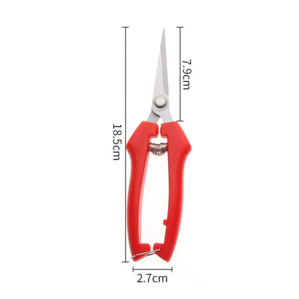 Garden Household Potted Weed Branches Small Scissors Pruning Shears Fruit Picking Scissors Gardening Tools Steel Blades