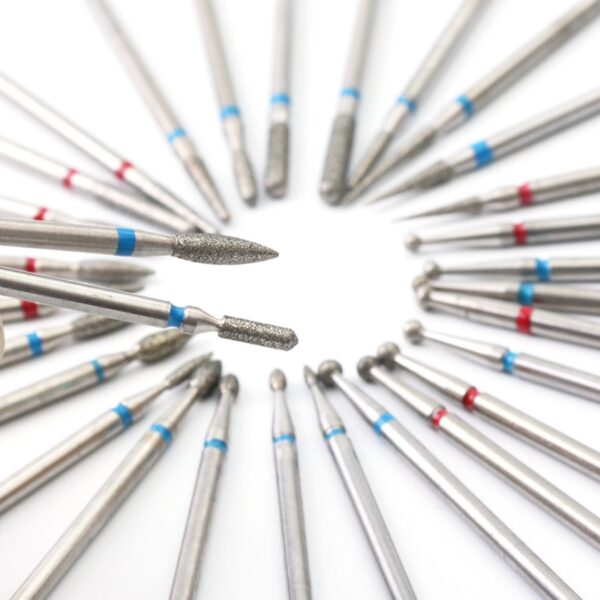 1pcs Nail Drill Bits for Electric Manicure Machine Corundum Cutter Diamond Burr Pedicure Accessories Tools Gel Remover LA01-29-2