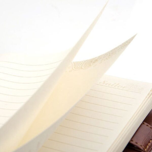 B6 Vintage Notepad Notebook Diary Daily Memos Planner Agenda Notebook Pu Leather Sketchbook with Lock Office Student Password