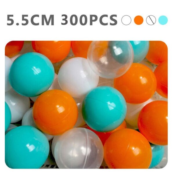300 Pcs/Lot Eco-Friendly Plastic Balls Colorful Ball Soft Kid Ball Pit Toy Outdoor Ball Water Pool Ocean Wave Ball Dia 5.5/7 cm