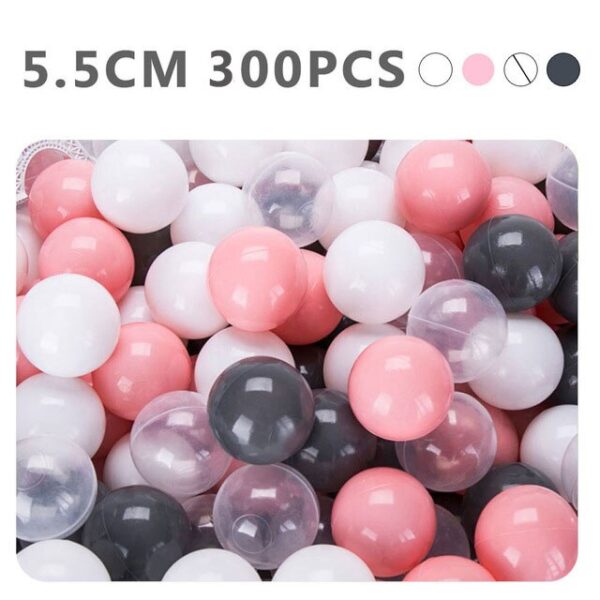 300 Pcs/Lot Eco-Friendly Plastic Balls Colorful Ball Soft Kid Ball Pit Toy Outdoor Ball Water Pool Ocean Wave Ball Dia 5.5/7 cm