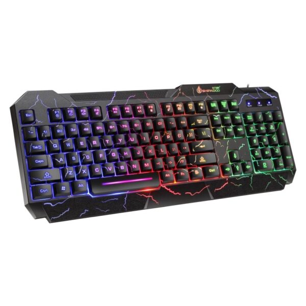 LED Luminous Gaming Keyboard Mouse Combos USB Wired Gamer Kit Backlight Waterproof Multi-Media Keyboard And Mouse Set For PC