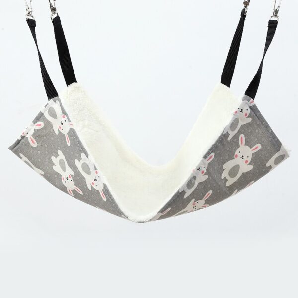Designer Pet Cat Guinea Pig Hammock Cotton Ferret Mouse Hanging Bed Rodent Cartoon Print Products