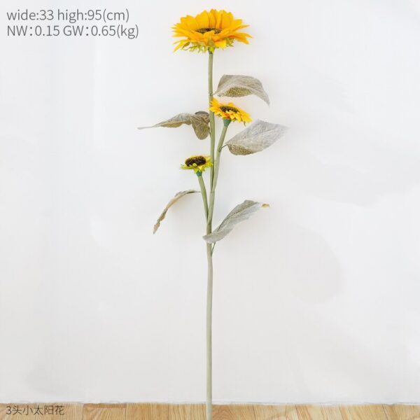 Fake Flowers Artificial Sunflower Plants Silk Flowers Fall Decorations Flores Artificiales Para Decoracion Hogar Flower Branch