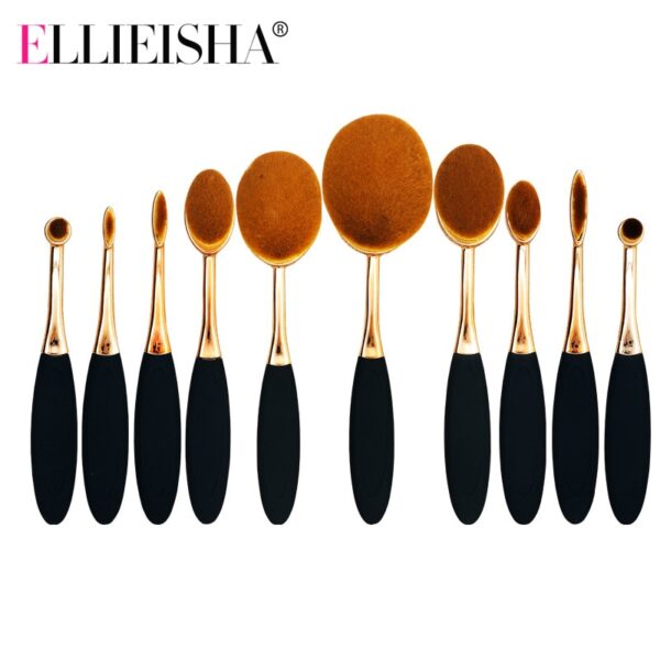 Make Up Brush Set Natural Face Mask Blush Powder Contour Concealer Foundation Liquid Makeup Brush Toothbrush Type Makeup Brushes