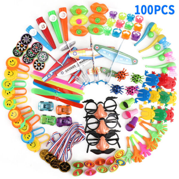 150/130/120/100 pcs Birthday Pinata Fillers Small Bulk Toys Party Gift Favors Kids Puzzle Toy Event Party Game Giveaways Prizes