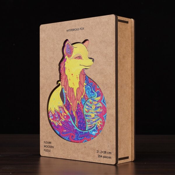 Wooden Puzzle For Kids Children DIY Wooden Puzzles Each Piece Is Animal Shaped Christmas Gift Wooden Jigsaw Puzzle Dropshipper