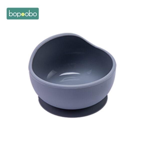 Bopoobo 1PC Silicone Bowl Baby BPA Free Silicone Chewing Food Grade Newborn Accessories Teeth Baby Feeding Supplies