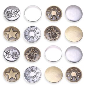 17mm 80Pcs Snap Fastener...