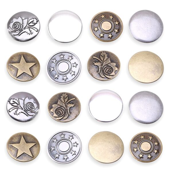 17mm 80Pcs Snap Fastener...