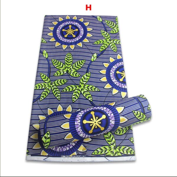 2021 African Gold Wax Fabric 100% cotton High Quality Nigeria Fabric Wax Print Ankara Wax For Sewing 6yards Women Fabric