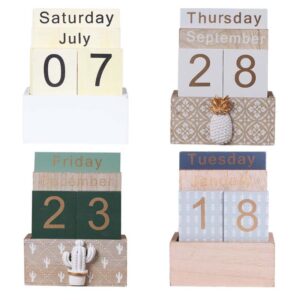 Wooden Perpetual Calendar...