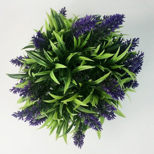 20/25/30CM Artificial Purple Lavender Hanging Topiary Ball Handicraft Wall Decor Artificial Plastic Flower Plant Ball