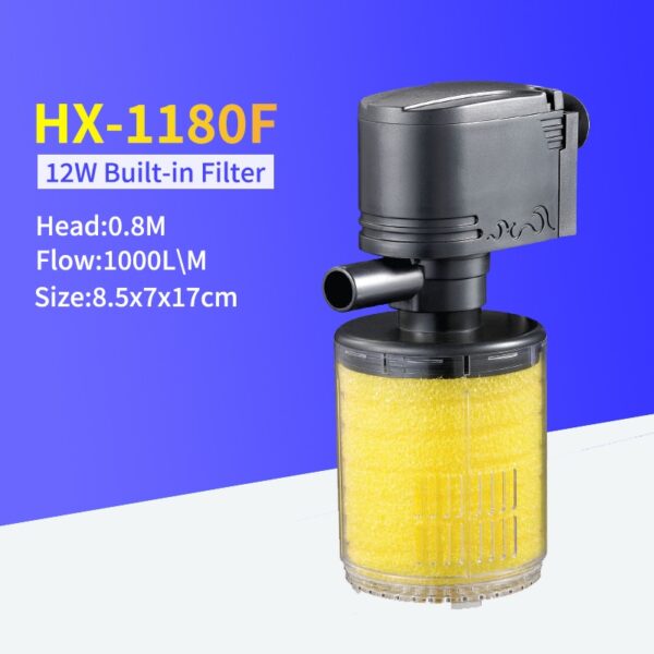 1000-3500L/H Submersible Water Internal Filter Pump EU Plug For Aquarium Fish Tank Aquario Accessory Aquatic Pet Filters Supply