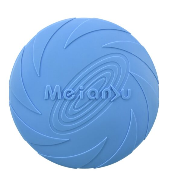 Dog Flying Discs Toy Eco Friendly Soft Rubber Floatable UFO Resistant Bite Chew Disk Puppy Interactive Training Pet Supplies