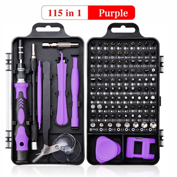 115/110 in 1 Screwdriver Set Mini Precision Screwdriver Multi Computer PC Mobile Phone Device Repair Hand Home Tools