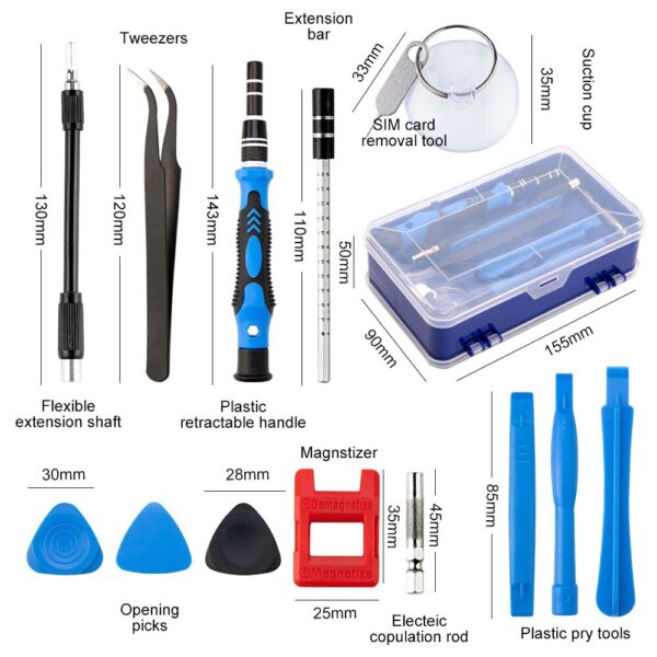 115/110 in 1 Screwdriver Set Mini Precision Screwdriver Multi Computer PC Mobile Phone Device Repair Hand Home Tools