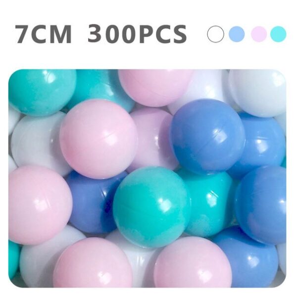 300 Pcs/Lot Eco-Friendly Plastic Balls Colorful Ball Soft Kid Ball Pit Toy Outdoor Ball Water Pool Ocean Wave Ball Dia 5.5/7 cm