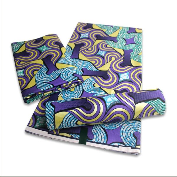 2021 African Gold Wax Fabric 100% cotton High Quality Nigeria Fabric Wax Print Ankara Wax For Sewing 6yards Women Fabric