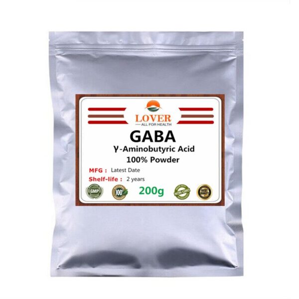 100% Premium GABA Powder,Gamma Aminobutyric Acid - Calm,Anxiety,Stress Supplements - Increases Memorry,Better Sleep Relaxing