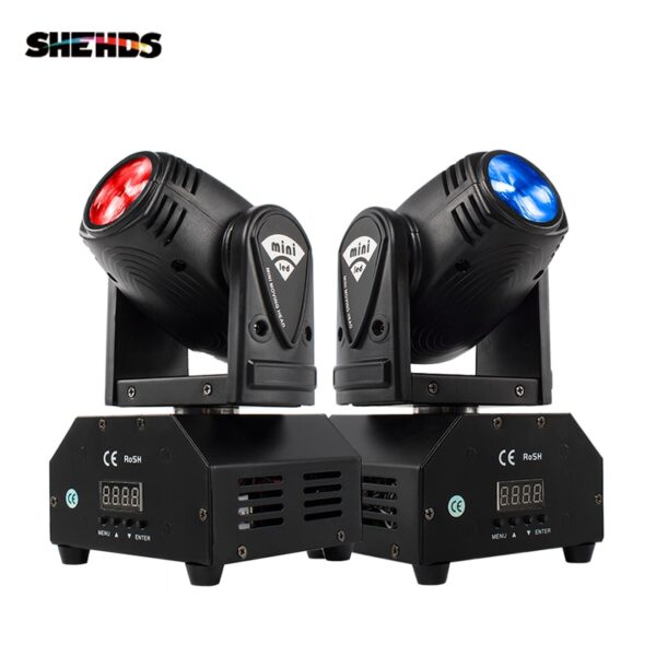 Hot Sell mini LED 10W Spot Beam Moving Head Light Lyre DMX512 Stage Light Stroboscope For Home Entertainment Professional Stage