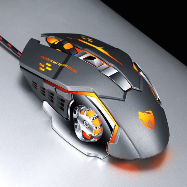 Wired Gaming Mouse USB Optical Gamer Mouse Ergonomic Mice 6 Buttons 3200DPI Computer Programmable Mouse For PC Laptop Desktop