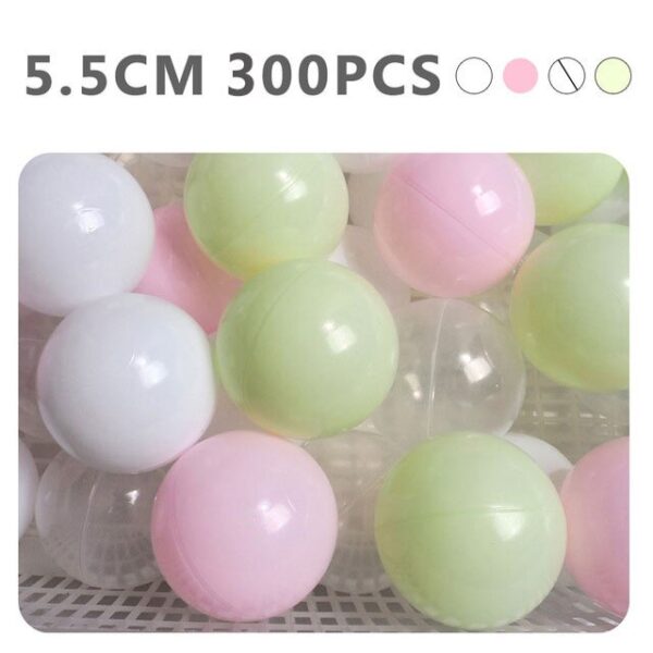 300 Pcs/Lot Eco-Friendly Plastic Balls Colorful Ball Soft Kid Ball Pit Toy Outdoor Ball Water Pool Ocean Wave Ball Dia 5.5/7 cm