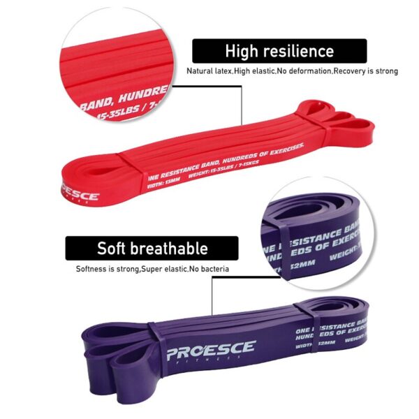 Latex Pull Up Elastic Band Resistance Bands Gym Expander Yoga Workout Rubber Loop Strengthening Training Power Fitness Exercise