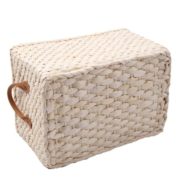 Storage Basket Japanese Garden Storage Basket Home Sundries Boxes Storage Boxes Corn Husk Woven Basket