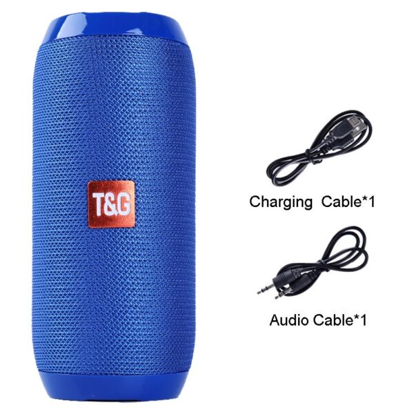 Portable Bluetooth Speaker 20w Wireless Bass Column Waterproof Outdoor USB Speakers Support AUX TF Subwoofer Loudspeaker TG117