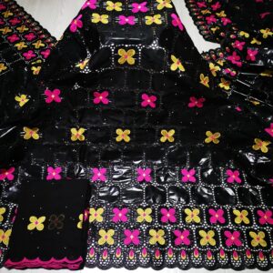 7yards African Bazin Riche...