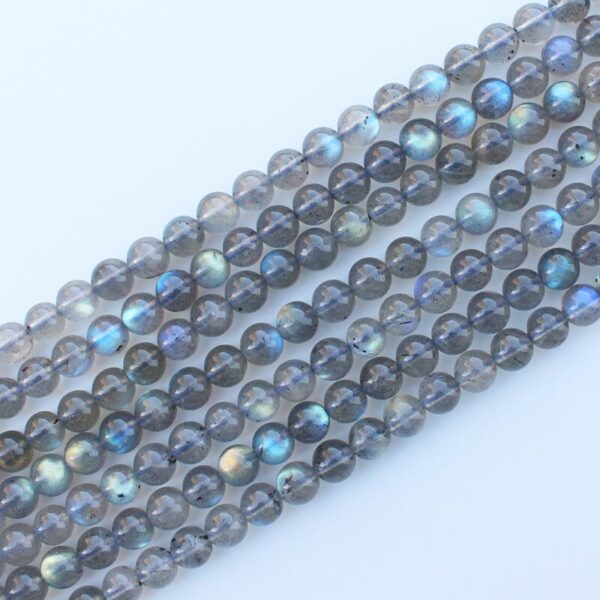 AAA Natural Labradorite Stone Beads Round Loose 15" Semi Preicous Strand 5 6 7 MM Beads for Jewelry Making DIY Bra