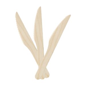 100pcs Wooden Cutlery Knives...