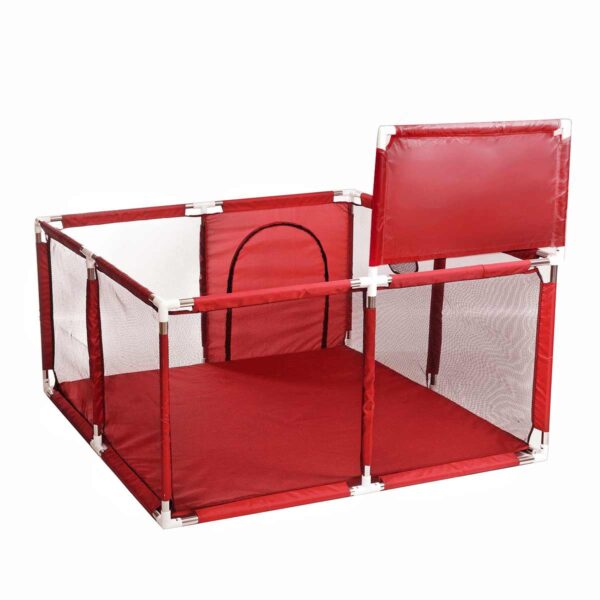 Baby Playpen Portable Plastic Fencing For Children Folding Safety Fence Barriers For Ball Pool For Child Travel Basketball Hoop