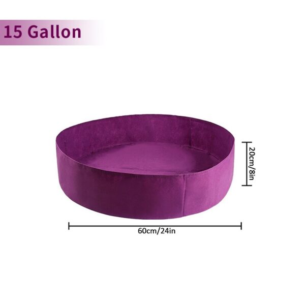 Breathable Felt Growing Bag Large Vegetable Potato Flower Pot Garden Planting Anti-Corrosion Raised Planting Bed Container