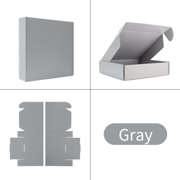 5pcs/10pcs/kraft box wholesale color package carton small gift box Wigs blank 3layer corrugated box customized size printed logo