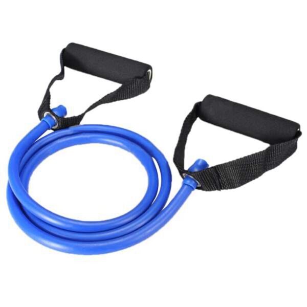2 Pieces Resistance Band Exercise Cord Muscle Chest Expander Fitness Band with Handle for Exercise Yoga Workout
