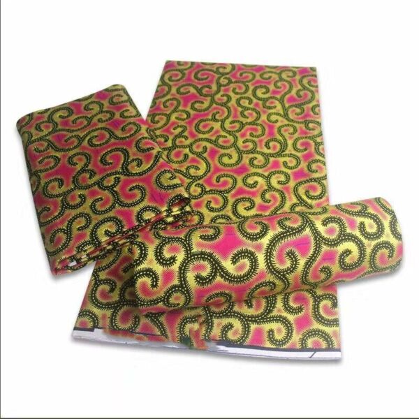2021 African Gold Wax Fabric 100% cotton High Quality Nigeria Fabric Wax Print Ankara Wax For Sewing 6yards Women Fabric